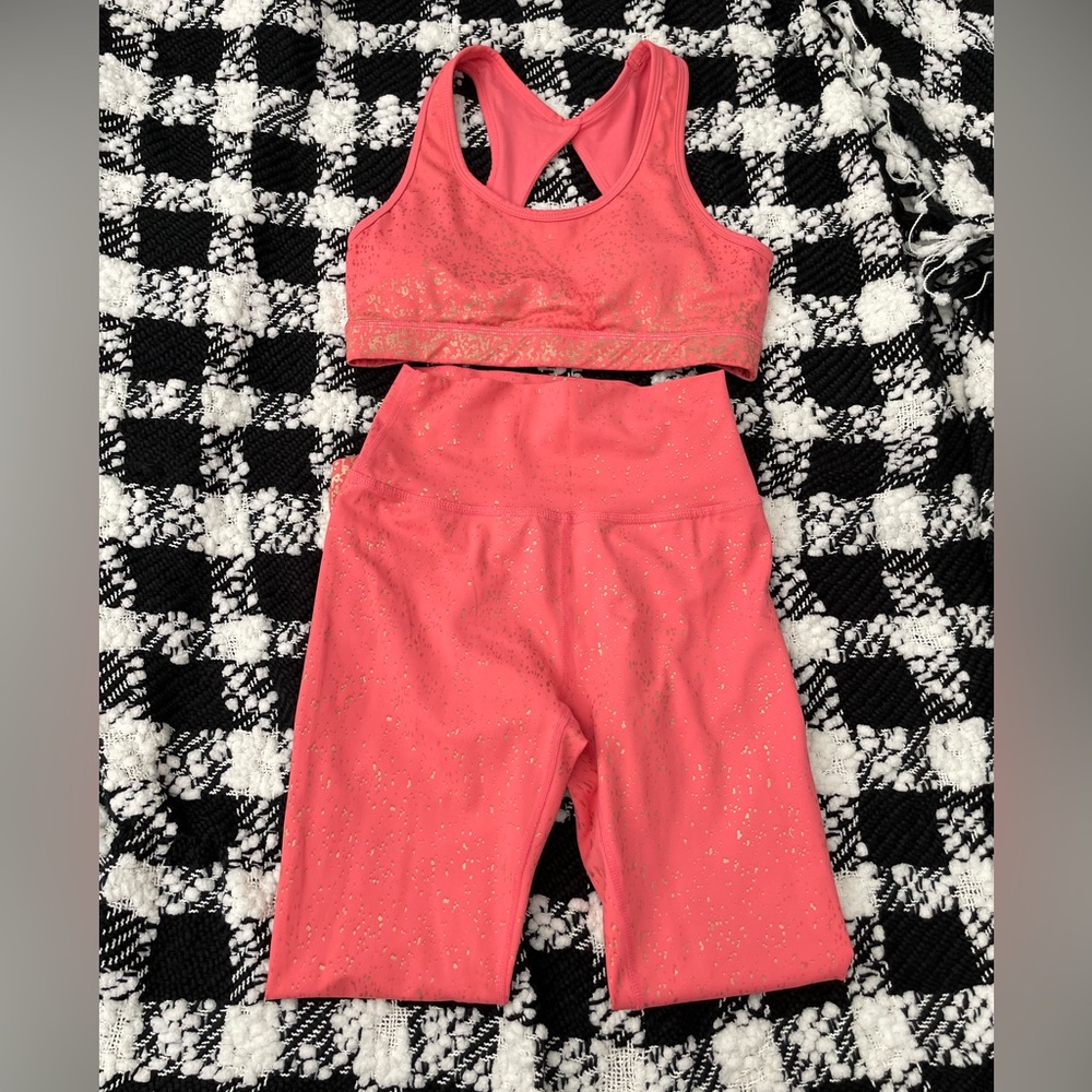 Buffbunny Rose gold pink set